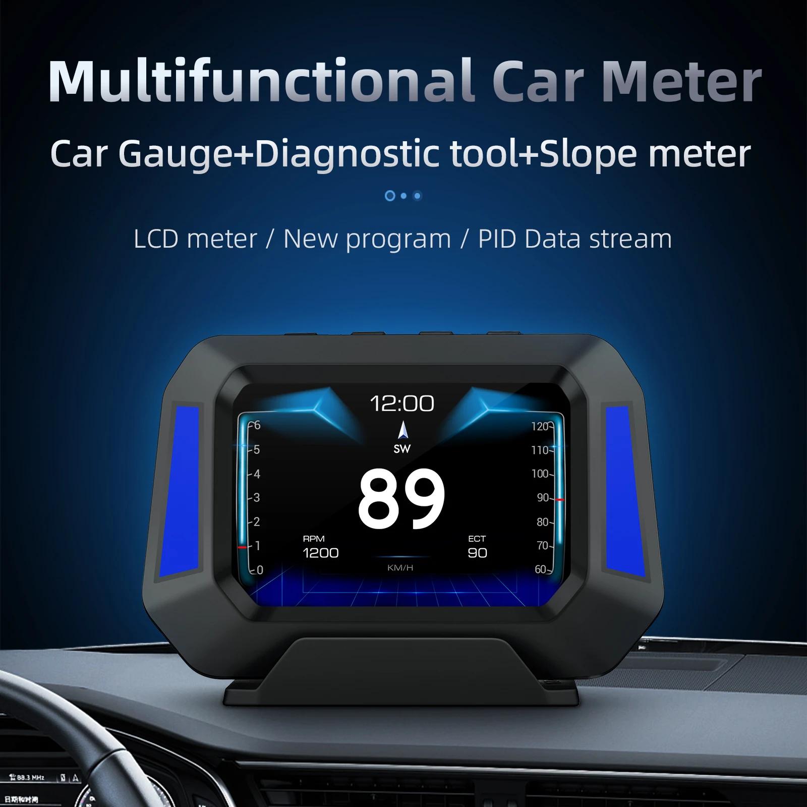 P21 OBD + GPS HUD 4x4 , ڵ  ,    ÷, ε  ý ӵ, ڵ ׼